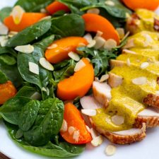 Apricot Chicken Salad With Curry Mayo Dressing