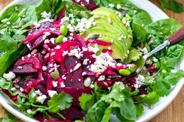 Beet Avocado & Edamame Salad Recipe