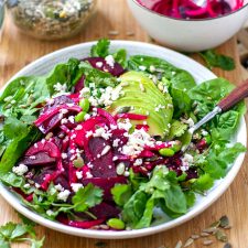 Beet Avocado & Edamame Salad