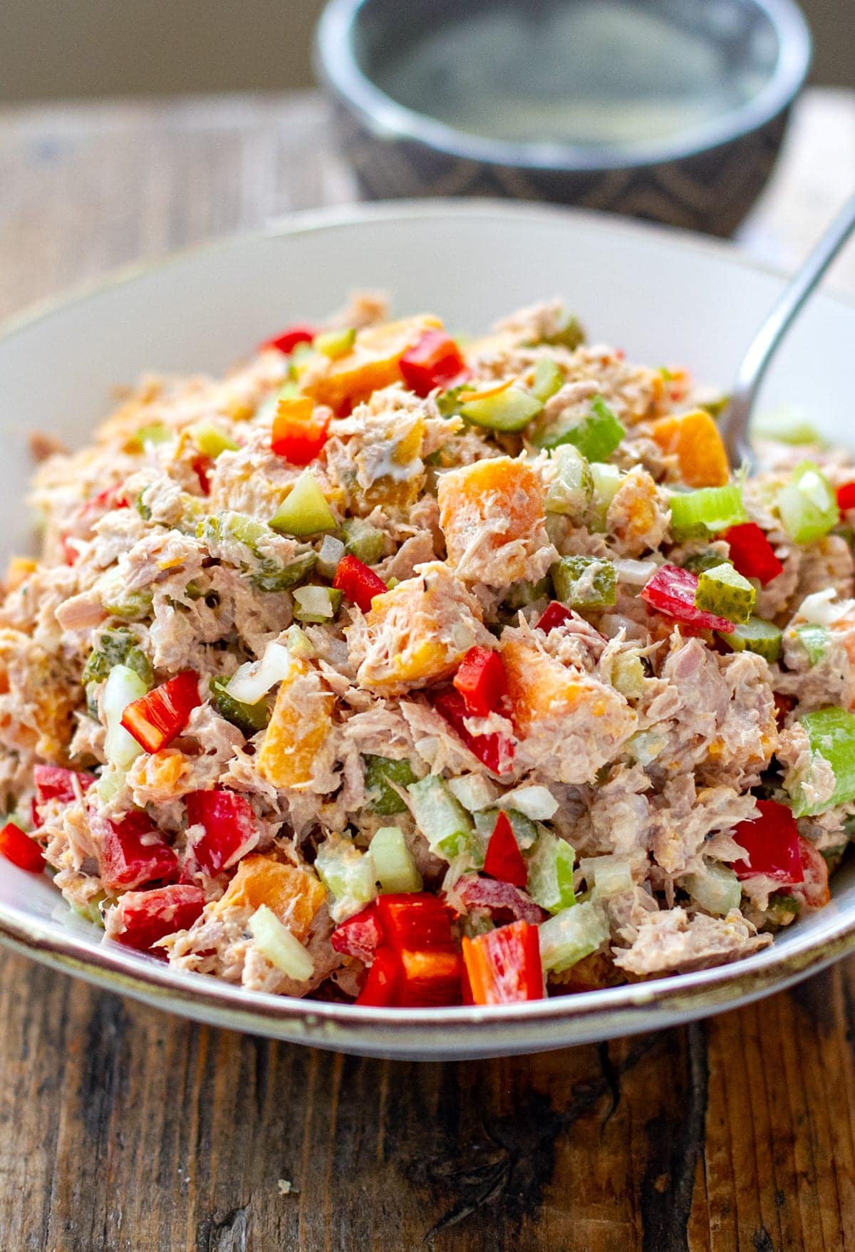 Tuna Salad With Sweet Potatoes (Paleo, Whole30, Healthy)