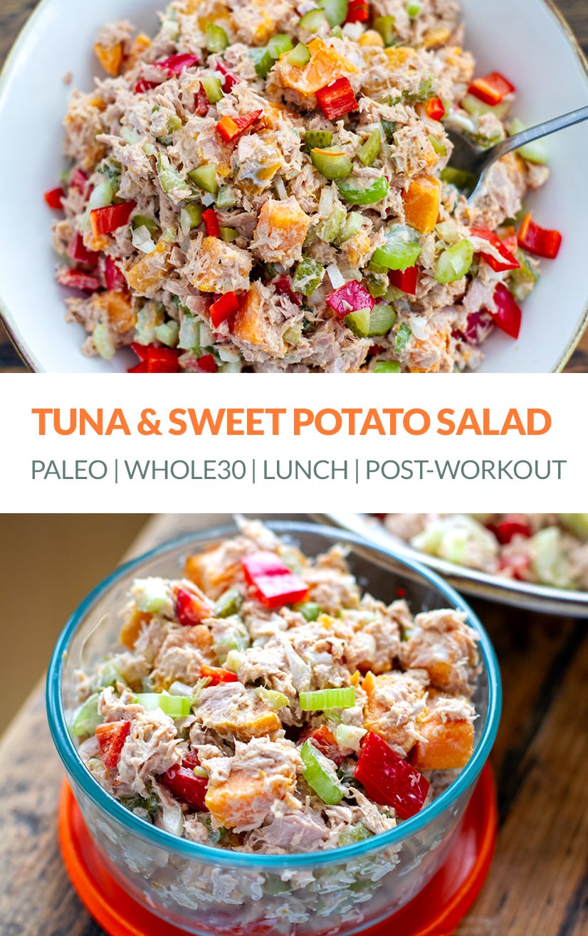 Tuna Sweet Potato Salad (Paleo, Whole30, Healthy
