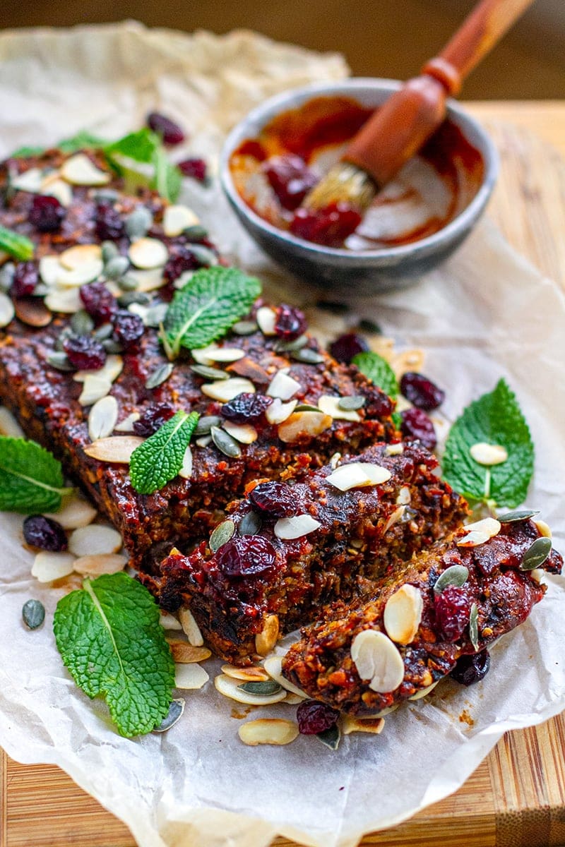 Nut Roast With Mushrooms (Vegan, Paleo, Gluten-Free)