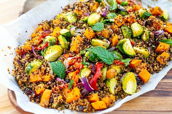 Quinoa Salad With Roasted Vegetables