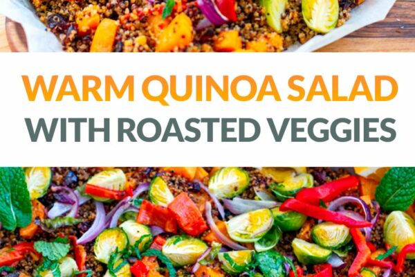 Quinoa Salad With Roasted Vegetables & Citrus Dressing