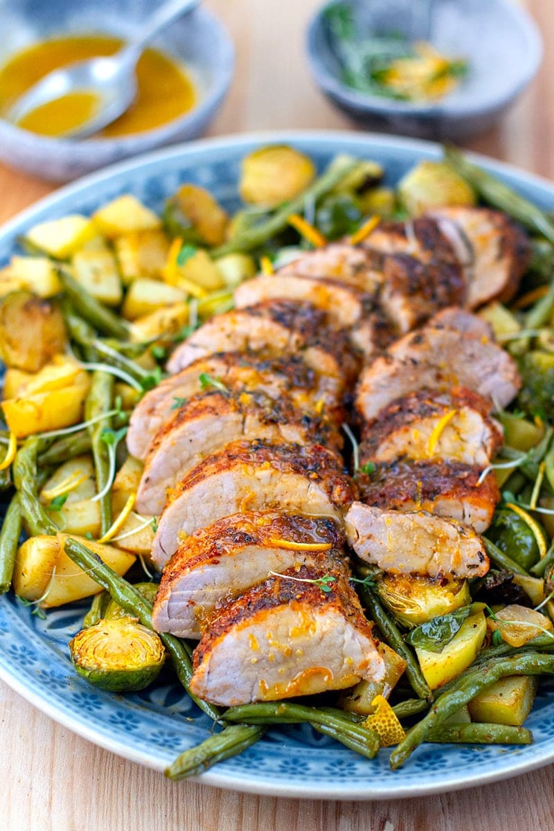 Roast Pork Tenderloin With Orange Maple Glaze