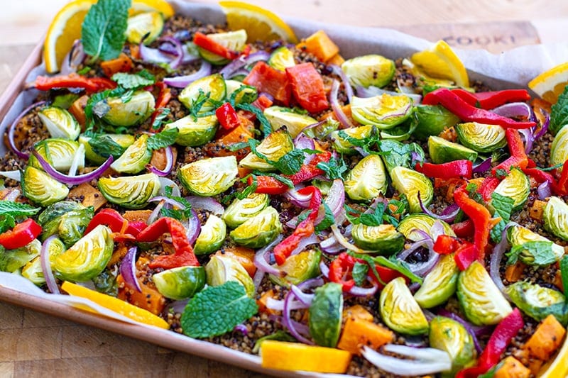 Quinoa Salad With Roasted Vegetables