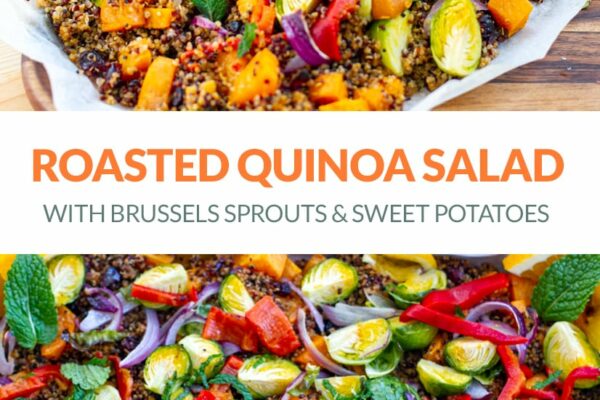 Warm Quinoa Salad With Brussels Sprouts & Sweet Potatoes