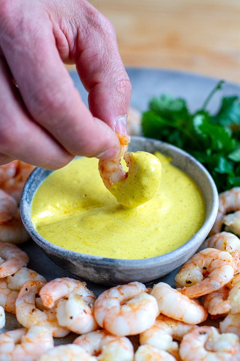 Shrimp With Curry Sauce 