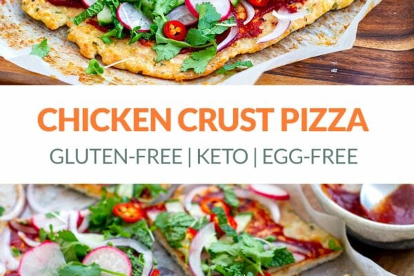 Chicken Pizza Crust (Keto, Low-carb, Gluten-Free)