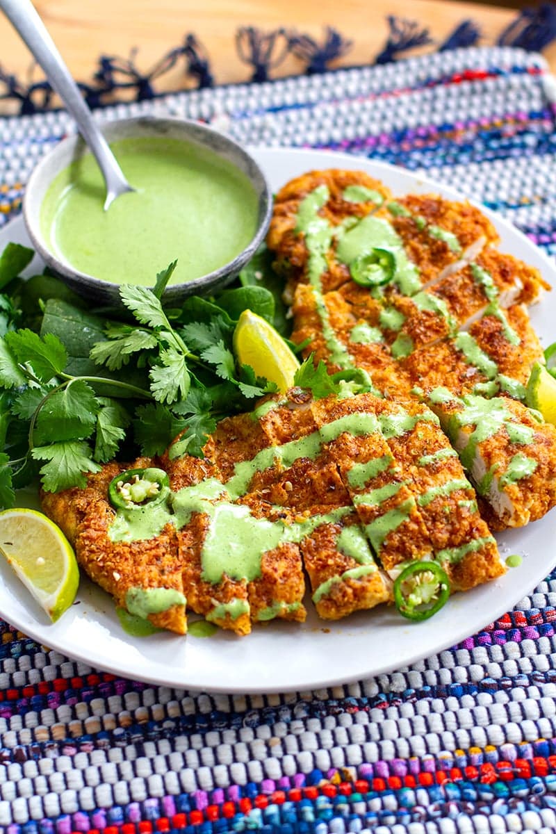 Mexican Chicken Schnitzel (Paleo, Whole30, Gluten-Free)