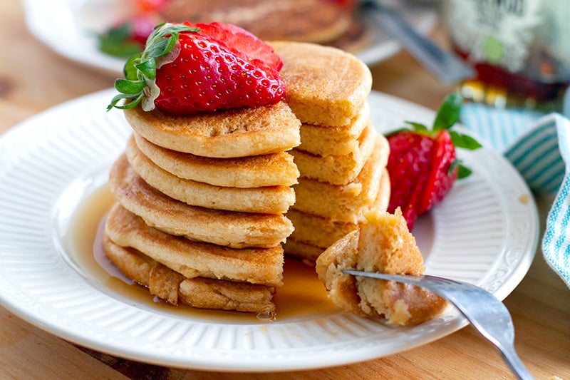 Fluffy paleo pancakes Japanese-inspired
