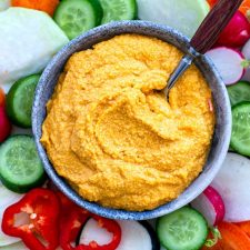 Pumpkin Tahini Cashew Hummus Dip