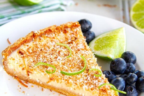 Paleo Lime & Coconut Tart