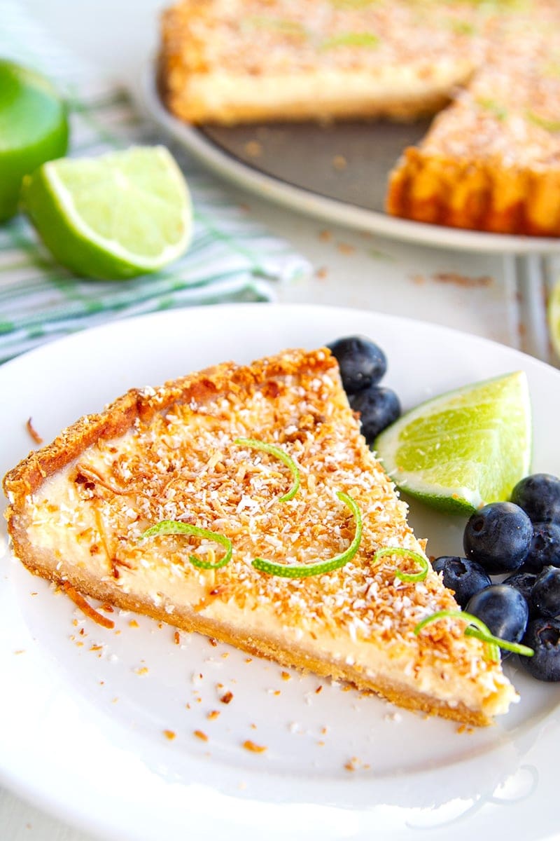 Paleo Lime & Coconut Tart (Gluten-Free)