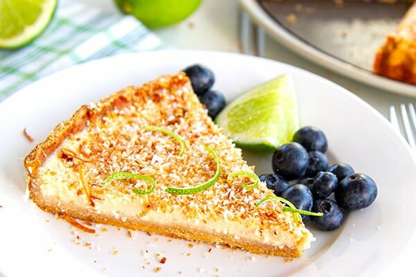 Paleo Tart With Lime & Coconut
