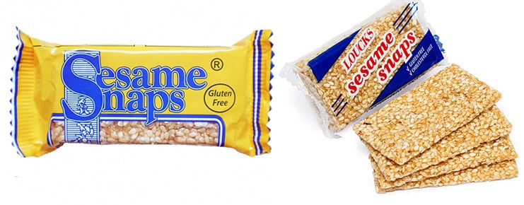 Sesame Snaps the original store-bought version