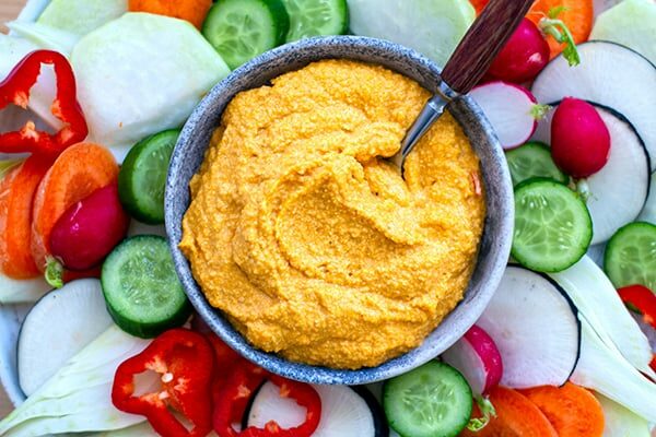 Pumpkin Tahini Cashew Hummus Dip