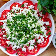 Tomato Ricotta Salad With Herbs & Lemon