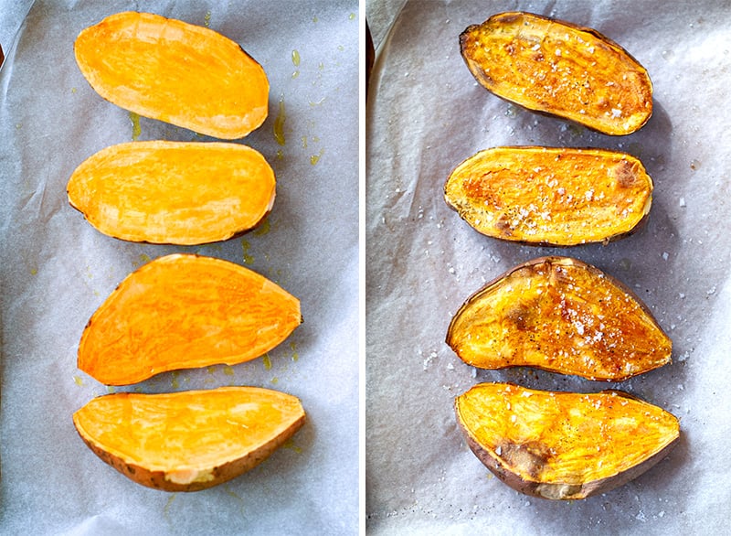 How to bake sweet potatoes for stuffing