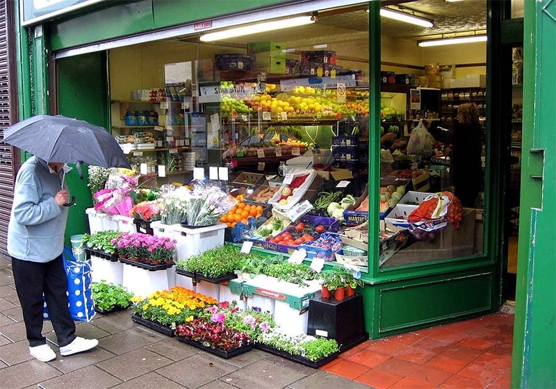 Shopping at Greengrocers