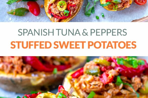 Stuffed Sweet Potatoes With Spanish Tuna & Peppers