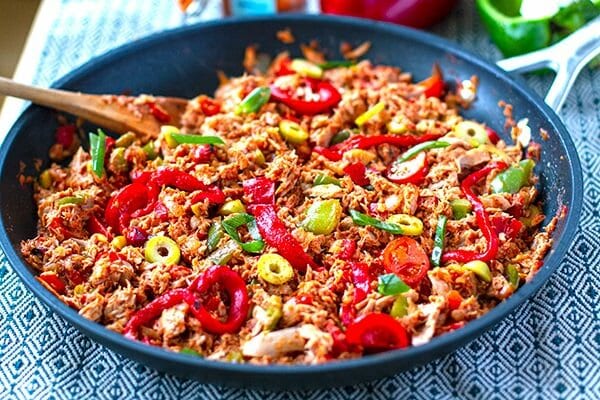 Tuna Empanada Filling With Tomatoes, Peppers & Olives