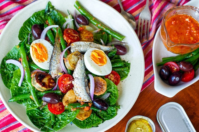 Canned Sardine Salad Nicoise