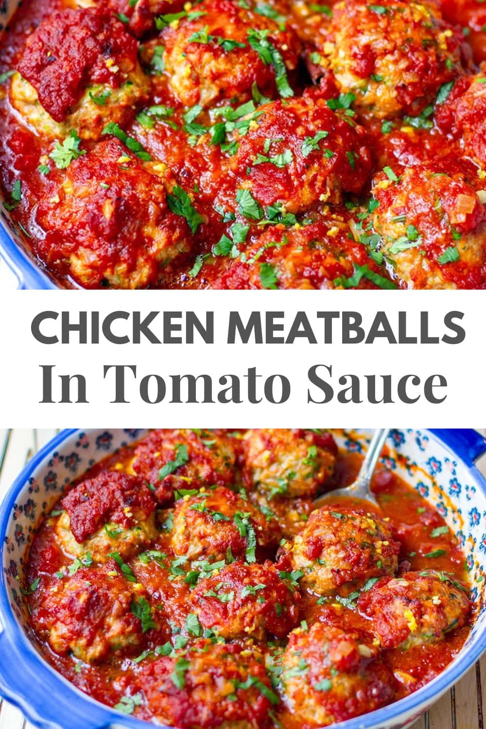 Chicken Meatballs in Tomato Sauce
