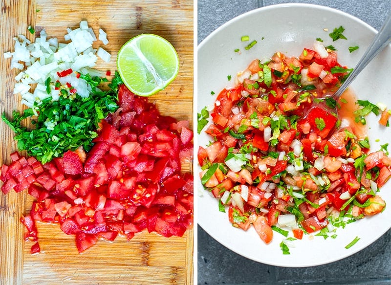 Fresh tomato salsa