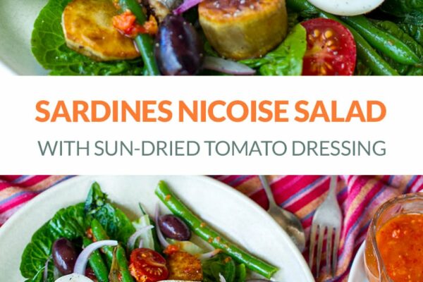 Salad Nicoise With Sardines & Sun-Dried Tomato Dressing
