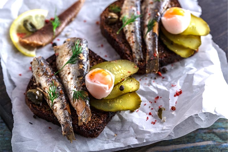 Sardines on toast