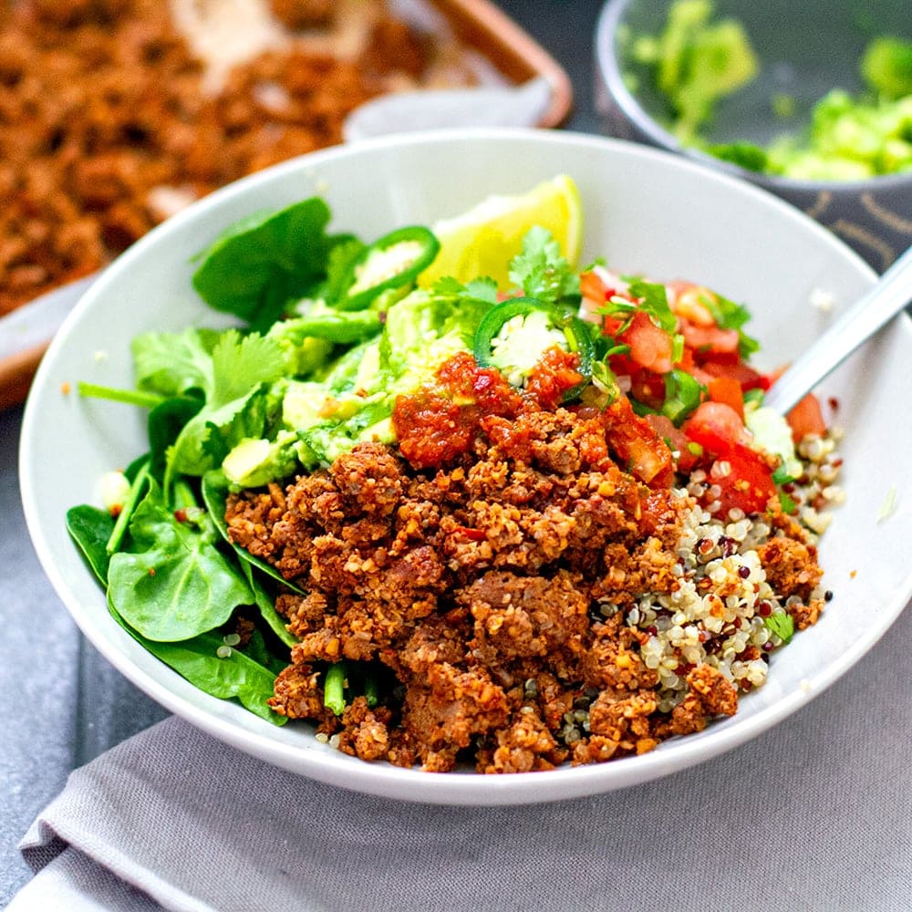 Mushroom Walnut Taco 'Meat'