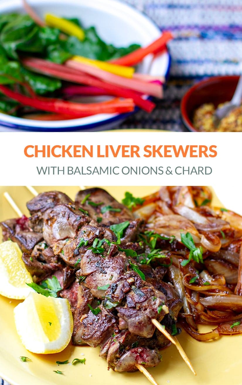 Marinated Chicken Liver Skewers