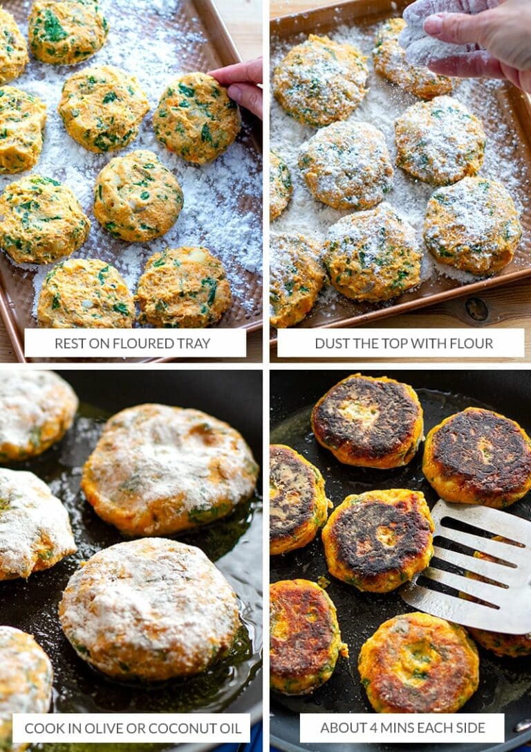 Vegetable Patties With Kale & Sweet Potato