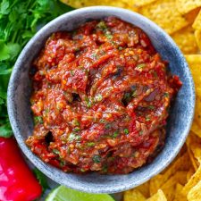 Roasted salsa tatemada recipe