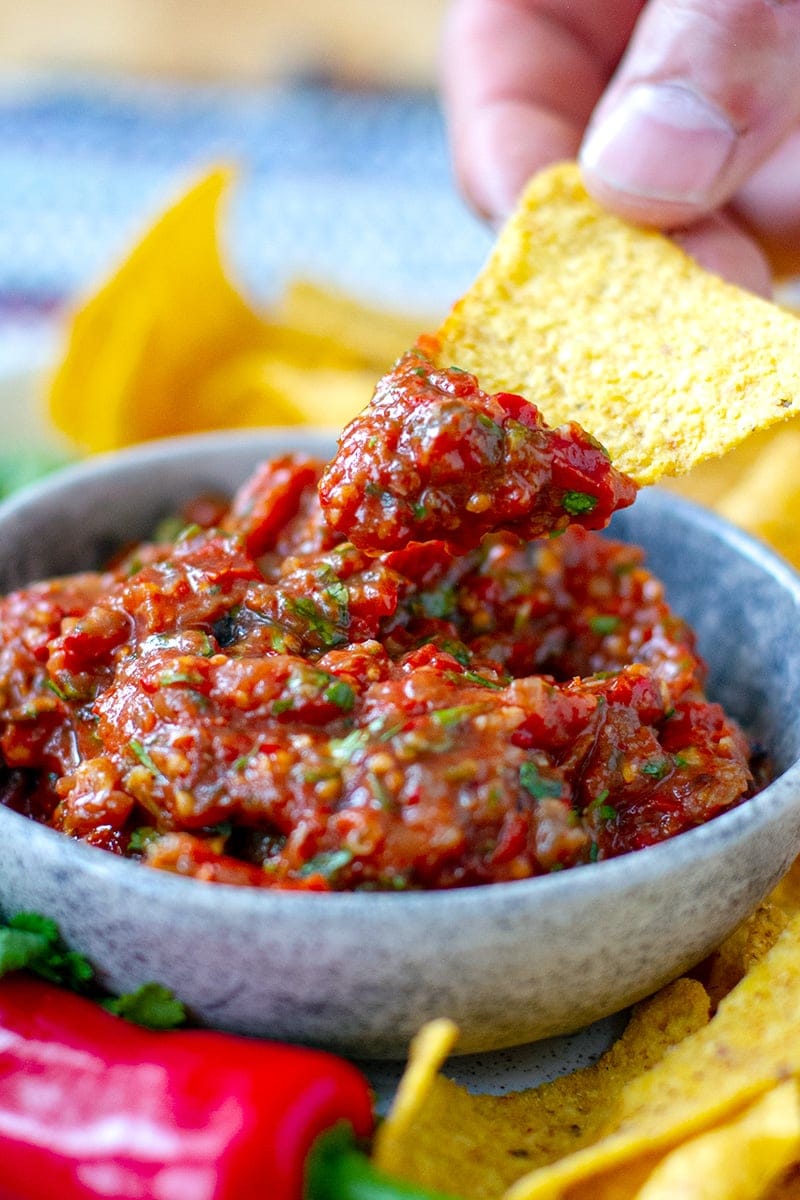 Roasted Salsa Tatemada Recipe