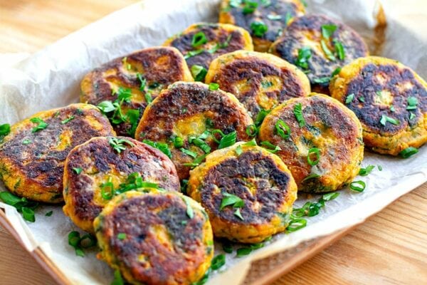 Vegetable Patties With Kale & Sweet Potatoes