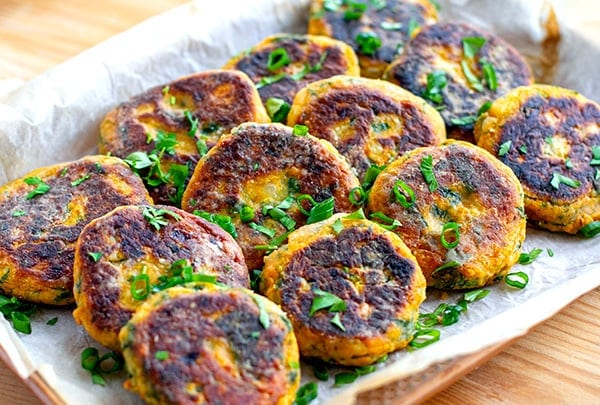 Vegetable Patties With Kale & Sweet Potatoes