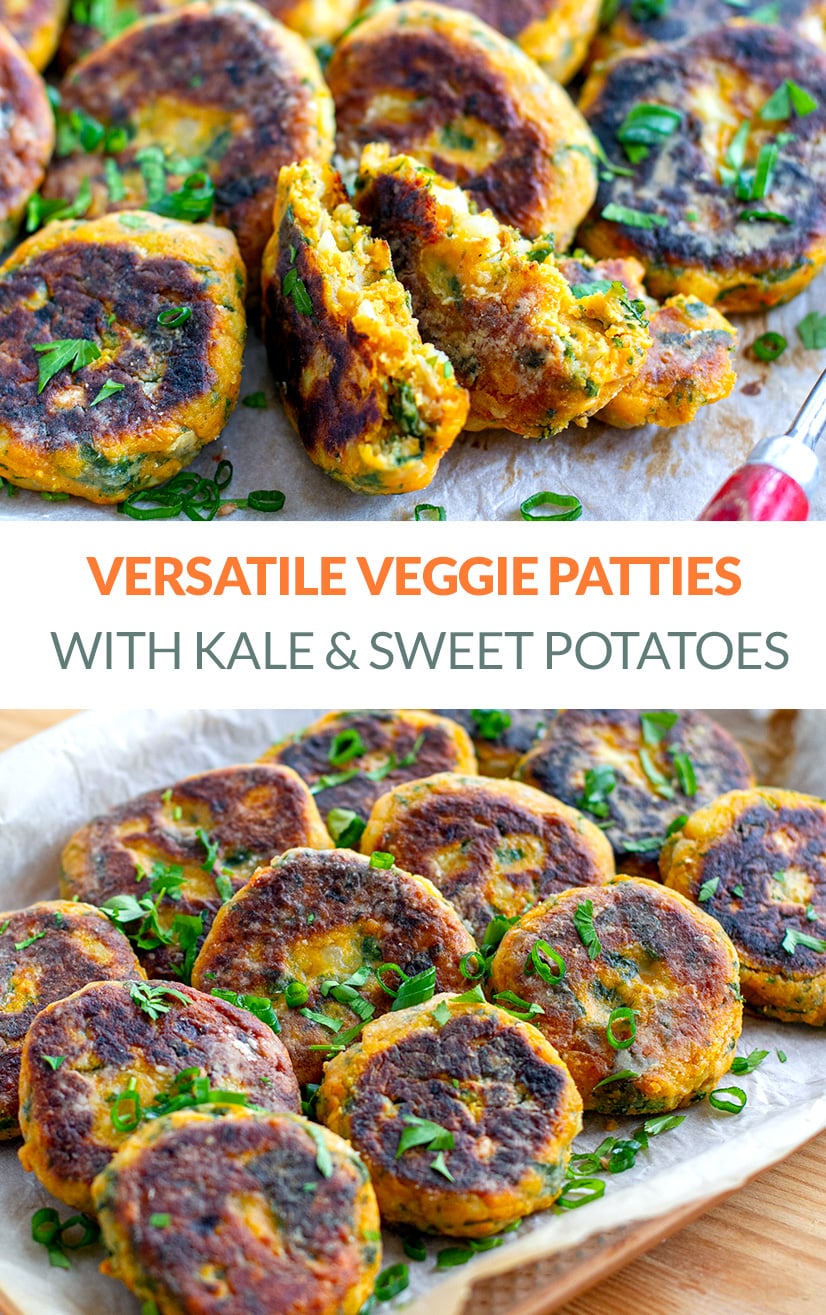 Vegetable Patties With Kale & Sweet Potatoes