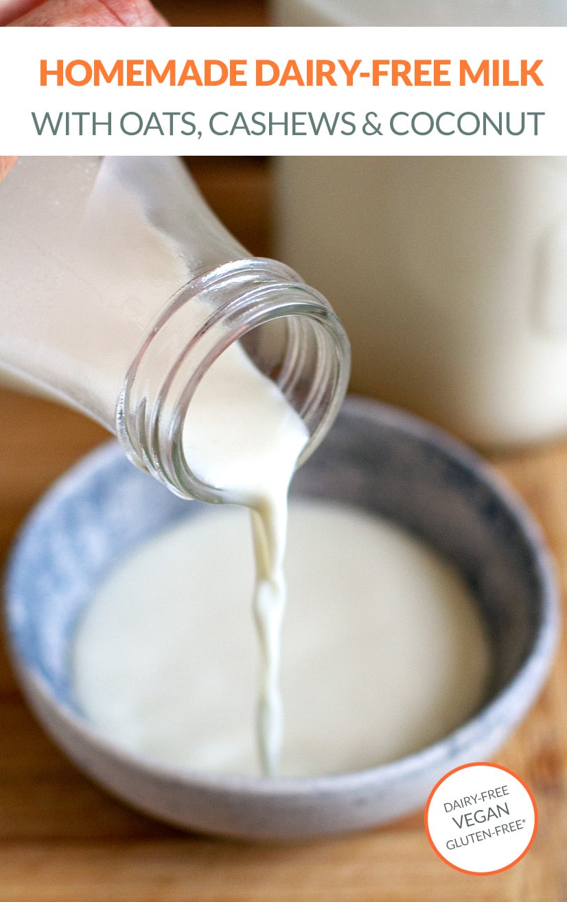 Homemade Dairy-Free Mylk (Vegan, Plant-Based, Gluten-Free Friendly)