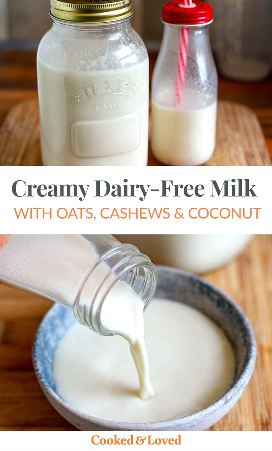 Dairy-Free Vegan Milk Recipe (Mylk)