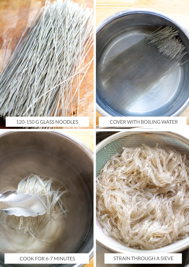 How to prepare sweet potato glass noodles