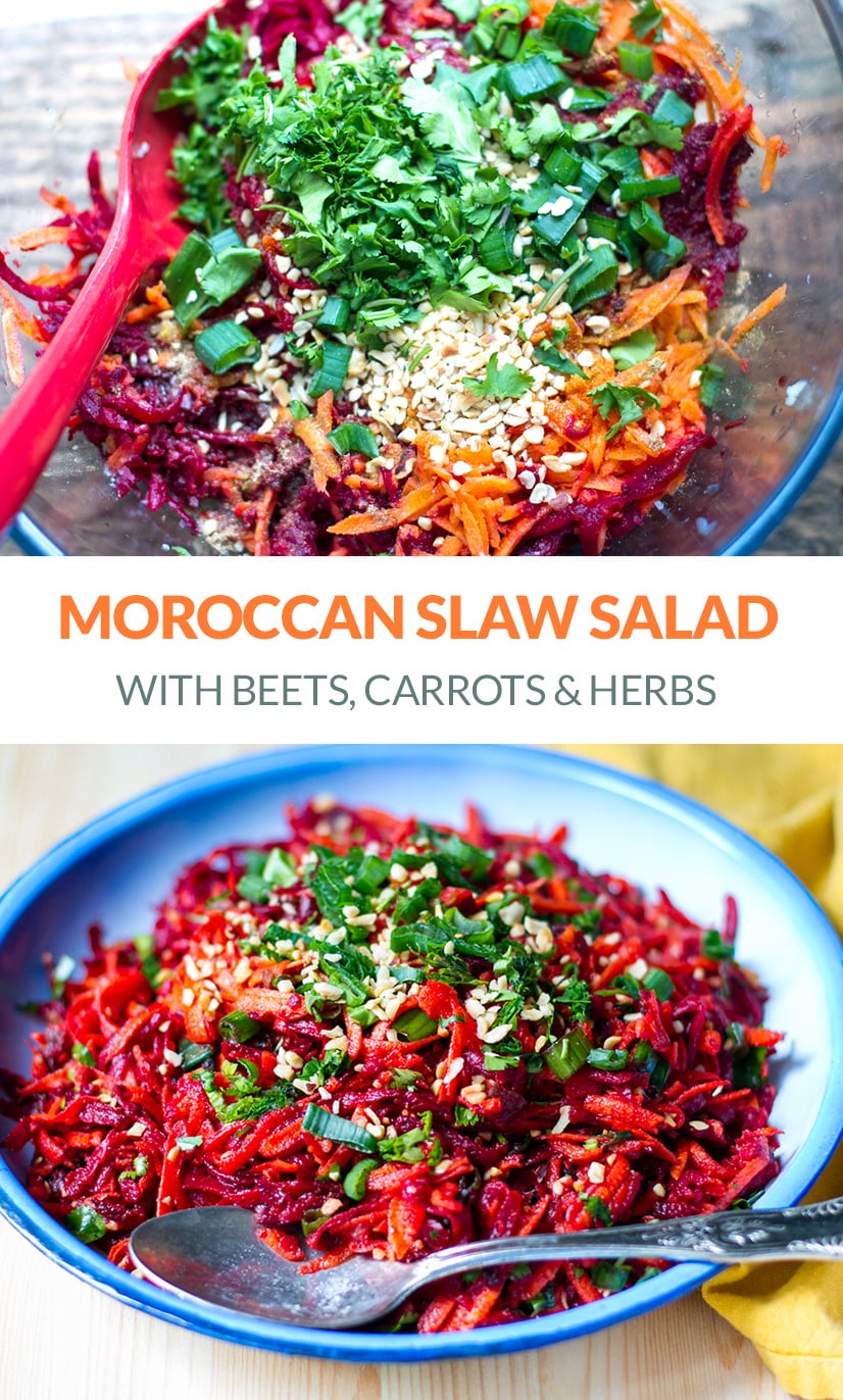 Moroccan Carrot & Beet Salad (Vegan, Paleo, Whole30)