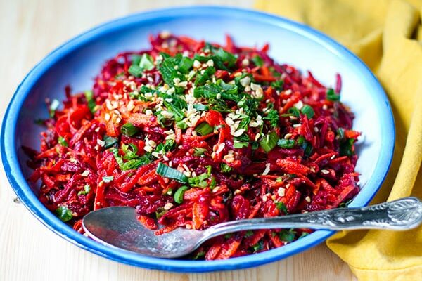 Moroccan Carrot Salad With Beets