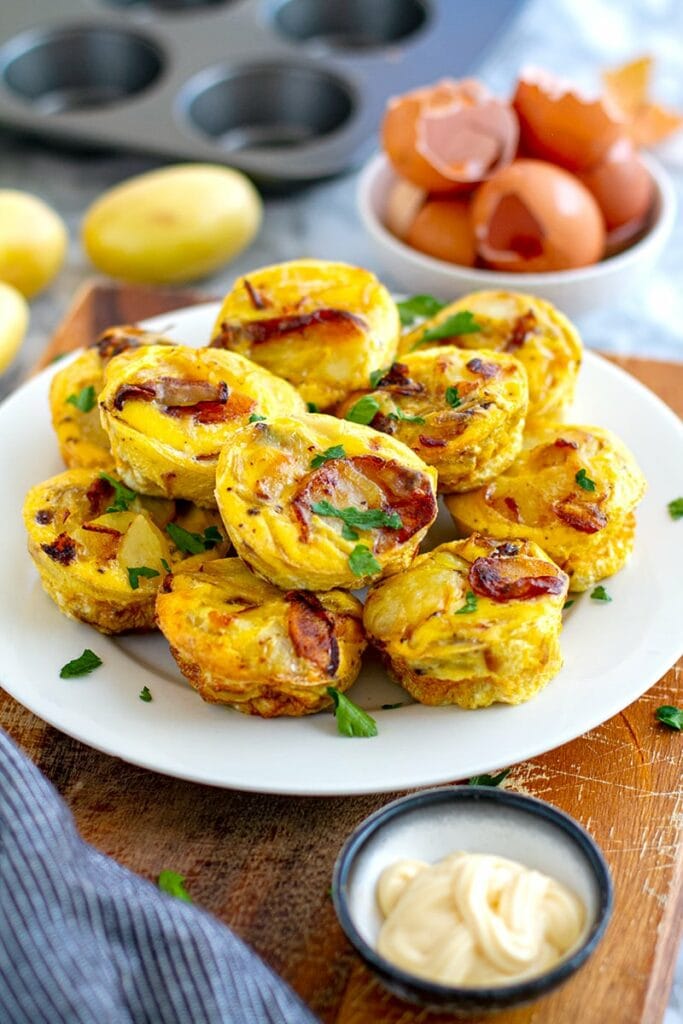 Potato Egg Muffins (Mini Spanish Tortilla Omelettes)