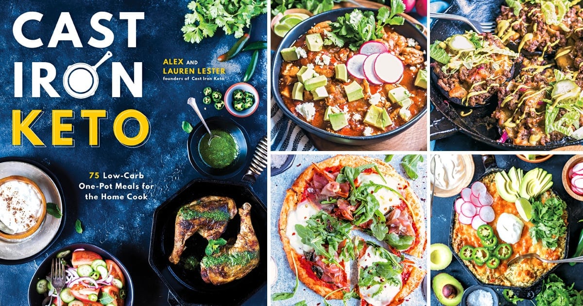 Cast Iron Keto cookbook review image of recipes