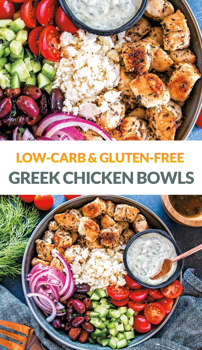 Low-Carb Greek Chicken Bowls (Keto, Gluten-Free) – Recipe OCean
