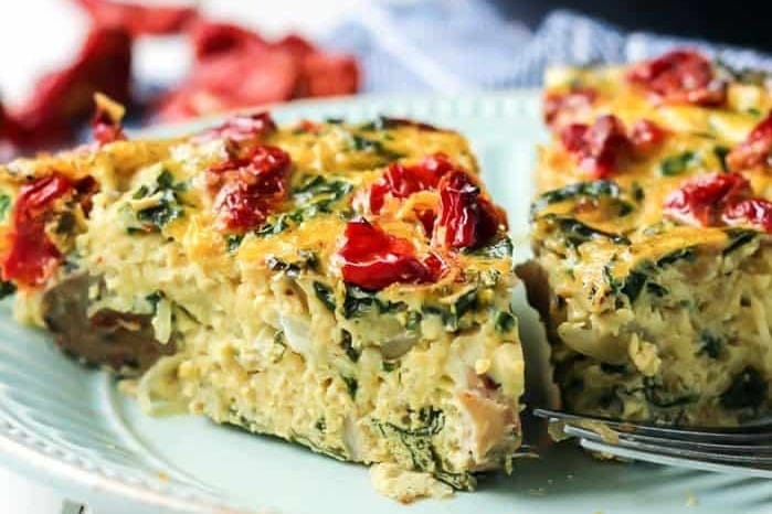 Spaghetti squash frittata recipe