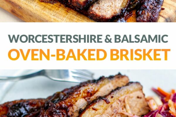 Slow-Roasted Beef Brisket In The Oven With Caramelised Reduction