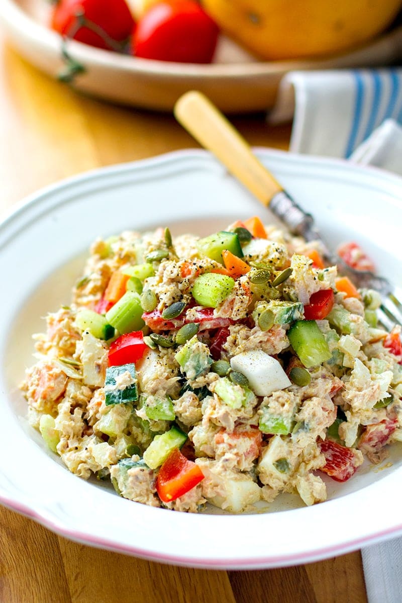 Canned Salmon Salad With Curry Ed